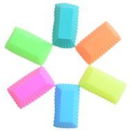 CHICHIC 24 Pack Silicone Baking Cups, Cupcake Holder Set, Cupcake Liners, Baking Molds, Cake Muffin Cups, NonStick... N3