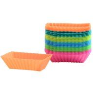 CHICHIC 24 Pack Silicone Baking Cups, Cupcake Holder Set, Cupcake Liners, Baking Molds, Cake Muffin Cups, NonStick... N8