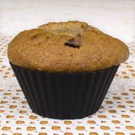 Silicone Cupcake Liners - Set Of 12 Premium Orange Muffin Baking-Cups In Storage Container. N52