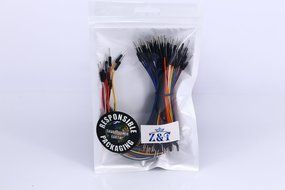 Z&amp;T &reg; Solderless Flexible Breadboard Jumper Wires M/M 100 pcs N6