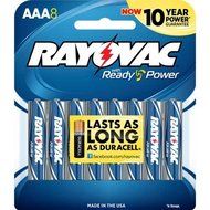 Rayovac AAA Batteries 8-Pack