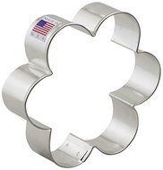 Ann Clark Scalloped Edge Cookie Cutter - 3.75 Inches - Tin Plated Steel