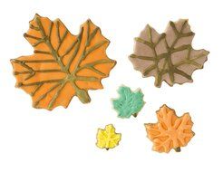 Fox Run 7-Piece Mini Leaf Cookie Cutter Set N3
