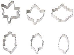 Fox Run 7-Piece Mini Leaf Cookie Cutter Set N4