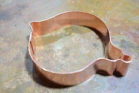 Vintage Teardrop Christmas Tree Ornament Cookie Cutter N3