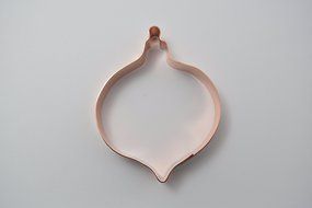 Vintage Teardrop Christmas Tree Ornament Cookie Cutter N5