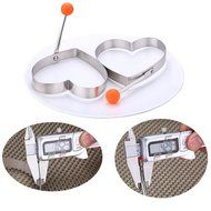 Guestway Egg Pancake Ring Molds Kitchen Cooking Tool Safe Stainless Steel 304 Fun Breakfast 4PCS N3