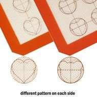Yilove Premium Non-Stick Silicone Macaron Baking Mat,1/4 Sheet Size,11.6 x 8.3 inches N4