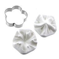 Hibiscus Flower Cutter and Silicone Veiner Set by Chef Alan Tetreault N2