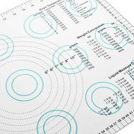 Newcomdigi Bake Buddy Middle Silicone Pastry Mats 23" X 15 " Non-Stick With Measurements and Conversion Charts... N8