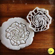 Origami Rose Cookie Cutter