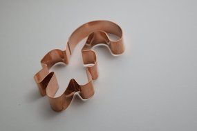 Christmas Candy Cane with Ribbon Cookie Cutter N2