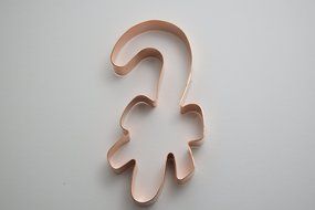 Christmas Candy Cane with Ribbon Cookie Cutter N3