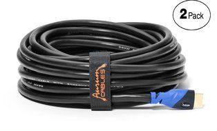 Aurum Cables Ultra Series HD14BB50FTNB-N 26 AWG High Speed HDMI Cable CL3 Rated for In-wall Installation, Supports... N20