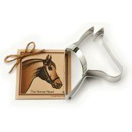 Horse Head Cookie and Fondant Cutter - Ann Clark - 5.5 Inches - US Tin Plated Steel
