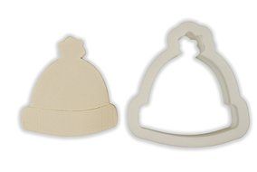 Winter Cap Cookie Cutter - LARGE - 4 Inches