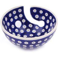 Polish Pottery Yarn Bowl