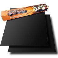 Heavy Duty BBQ Grill Mat, Baking Mats, Oven Liner- Perfect Grill Marks Every Time Without Burning - Charcoal /...