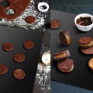 Heavy Duty BBQ Grill Mat, Baking Mats, Oven Liner- Perfect Grill Marks Every Time Without Burning - Charcoal /... N2