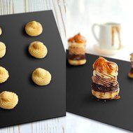 Heavy Duty BBQ Grill Mat, Baking Mats, Oven Liner- Perfect Grill Marks Every Time Without Burning - Charcoal /... N3