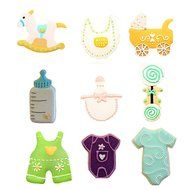 BeBeFun Stainless Steel Cookie Cutter/ Fondant Cutter/ Fruit Cutter. Cup Cake Decoration Tools 7Pcs Set. Shark... N5