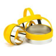 Pada Cookie Cutters - Stainless Steel Round Cookie Cutter Set for Pastries, Empanadas, Doughnuts, Biscuits - 3...