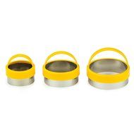 Pada Cookie Cutters - Stainless Steel Round Cookie Cutter Set for Pastries, Empanadas, Doughnuts, Biscuits - 3... N2