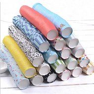 Gabkey 100pcs Random Colorful Premium Greaseproof Cupcake Paper Liners No Muffin Pan Needed Cupcakes Papers