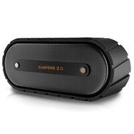Mrice Campers 2.0 Bluetooth Wireless Waterproof Speaker with Microphone, 6W output (Black)