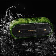 Mrice Campers 2.0 Bluetooth Wireless Waterproof Speaker with Microphone, 6W output (Black) N10