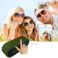 Mrice Campers 2.0 Bluetooth Wireless Waterproof Speaker with Microphone, 6W output (Black) N13