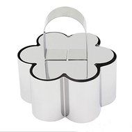 Yunko 5pcs Stainless Steel Cheese Cake Cookie Cutter Mold N4