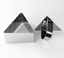 Yunko 5pcs Stainless Steel Cheese Cake Cookie Cutter Mold N6