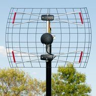 8 Element Bowtie Indoor/Outdoor HDTV Antenna - 70 Mile Range N7