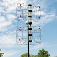 8 Element Bowtie Indoor/Outdoor HDTV Antenna - 70 Mile Range N11