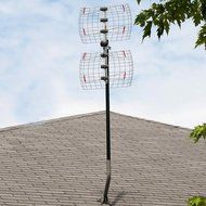 8 Element Bowtie Indoor/Outdoor HDTV Antenna - 70 Mile Range N12
