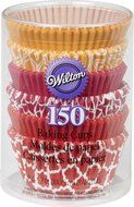 Wilton 415-2871 150 Count Orange, Pink and Red Baking Cups Value Pack, Assorted N2