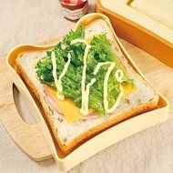 OUMOSI Sandwich Maker Cutter Toast Box Cake Rice Roll Mold Bento DIY Kitchen Gadgets N2