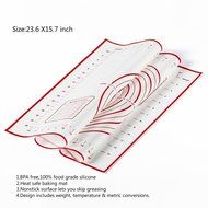 Polkar Silicone Pastry Mat With Measurements,FDA Approved and BPA Free,Standard Size 23.6X15.7 inch,Non-slip Sheet... N2