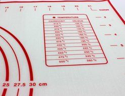 Polkar Silicone Pastry Mat With Measurements,FDA Approved and BPA Free,Standard Size 23.6X15.7 inch,Non-slip Sheet... N6