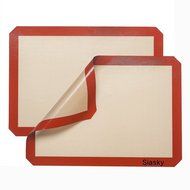 Siasky Silicone Baking Mat - 2 Pack - Professional Grade Cookie Sheets - Nonstick Heat Resistant Premium Baking...