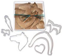 Horse Tin Cookie Cutter 6 Pc Set L9003