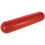 SoundLogic XT Extra Large Rechargeable Wireless Bluetooth Pill Capsule Speaker, Red