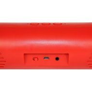 SoundLogic XT Extra Large Rechargeable Wireless Bluetooth Pill Capsule Speaker, Red N4