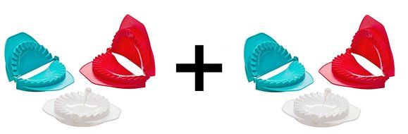 Prepworks from Progressive International GT-3117 Dough Press, Set of 6