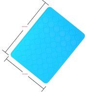 Homankit 2 Pack 48 Capacity Silicone Macarons Mat Baking Sheet, Rose Red N4