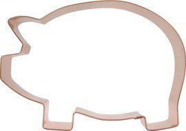 CopperGifts: Pig Cookie Cutter (Big)