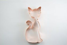 Fancy Kitty Cat Cookie Cutter N4