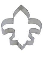 R&amp;M Fleur De Lis 4.5&quot; Cookie Cutter in Durable, Economical, Tinplated Steel