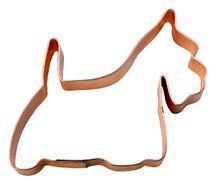 Small Scottish Terrier Dog Copper Cookie Cutter